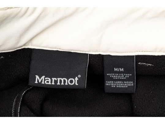 Marmot Ivory And Grey Ski Pants, Size M