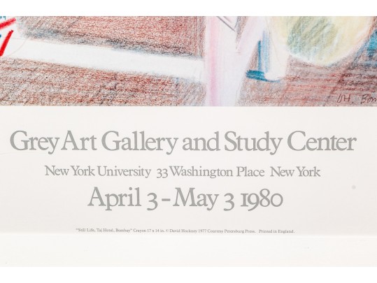 David Hockney Grey Art Gallery And Study Center Poster Print