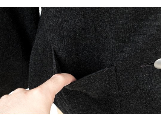 Trina Turk Charcoal Grey Knit Style Pantsuit, Size 8