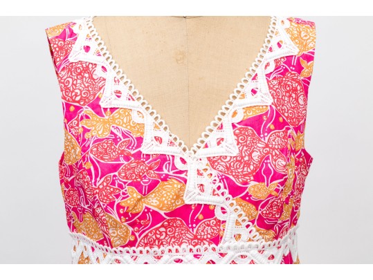 Collection Of Three Sleeveless Sheath Dresses, Lily Pulitzer And Barbara Gerwit, Size M, 10