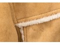 Andrew Marc Tan Suede Shearling Coat, Size XL