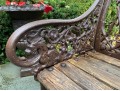 Cast Iron Neoclassical Settee