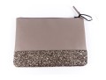 Kate Spade Taupe And Glitter Gia Greta Court Pouch, NWT, Retail $69