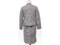 Emporio Armani Unusual Woven Skirt Suit; Size 46 Blazer, Size 48 Skirt