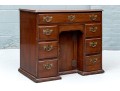 Antique Georgian Mahogany Kneehole Desk