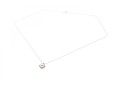10K White Gold Necklace With Classic Bright White Pearl Pendant