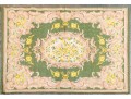 Indian Chain-stitch Wool Carpet, 5'-9 1/2