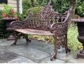 Cast Iron Neoclassical Settee