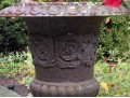 A Fine Pair Of Classical Cast Iron Campana Footed Urn Planters