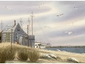 William Lambert Signed Watercolor Titled Lobster Shack