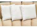 Three Quality Textural White Accent Pillows