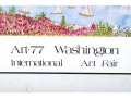 Susan Pear Meisel Exhibition Lithograph Poster, Art-77 Washington International Art Fair 
