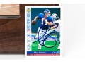 Phil Simms Autographed NY Giants Card, With Autographed John Paxson Photograph