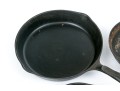 Three Cast Iron Pans