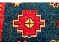 Caucasian Kazak Style Knotted Wool Area Rug, 7'6
