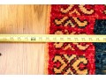 Caucasian Kazak Style Knotted Wool Area Rug, 7'6