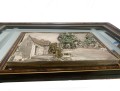 Sterling Silver High Relief Landscape Creazioni Artistiche, Framed In Italy