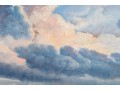Landscape With Cloudy Sky, Framed Print