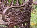 Cast Iron Neoclassical Settee