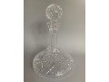 Waterford Crystal Lismore Ship Decanter With Multi-cut Stopper