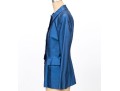 Ralph Lauren Purple Label Beautiful Blue Silk Blazer, Size 10