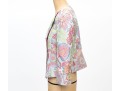 Armani Collection Striking Multi Color Floral Brocade Short Blazer, Size 10