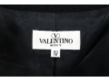 Valentino Miss Valentino Black Wool And Velvet Jacket And Skirt Suit, Size 16