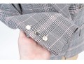 Escada Striking Plaid Double Breasted Pants Suit, Size 40, Please See Note
