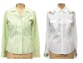 Collection Of Two Button Down Shirts, Ralph Lauren And Zavella, Sizes 8 And 10