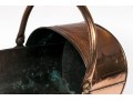 Fine Antique English Copper Coal Scuttle