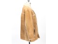 Andrew Marc Tan Suede Shearling Coat, Size XL