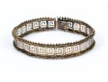 Sterling Vermeil Greek Key Chain Bracelet