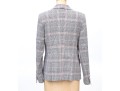 Escada Striking Plaid Double Breasted Pants Suit, Size 40, Please See Note
