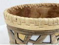 Signed Ukrainian Bent And Pierced Oval Birch Box