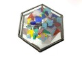 Vintage Craftsman Made Stained Glass Kaleidoscope