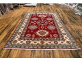 Soft Hand Knotted Wool Pakistan Kayak Area Capet, 7' X 4'-10