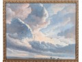 Landscape With Cloudy Sky, Framed Print