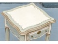 Charming Painted Accent Side Table 