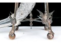  Antique Cut Crystal Large Epergne With Assembled Neoclassical Style Stand