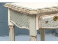 Charming Painted Accent Side Table 