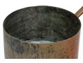Antique Copper Sauce Pot With Solid Copper Handle