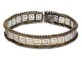 Sterling Vermeil Greek Key Chain Bracelet