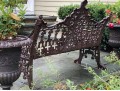 Cast Iron Neoclassical Settee
