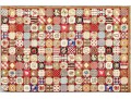 Needlepoint Wool Accent Carpet, 5'-6