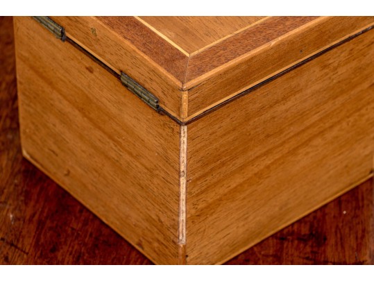 Antique Banded Tea Caddy