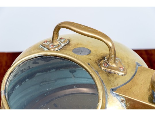Antique Brass Ship Binnacle Compass