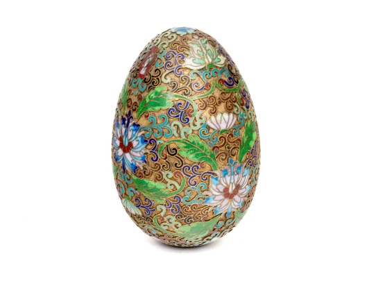 Chinese Cloissone Egg