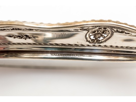 Wallace Sterling Silver Mounted Master Champagne Coaster