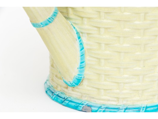 Two Moulded And Painted Ceramic Wares