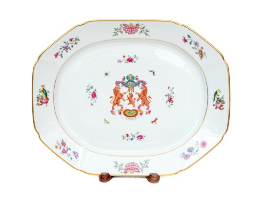 Vista Allegre For Mottahedeh Chinese Export Style Porcelain Serving Platter